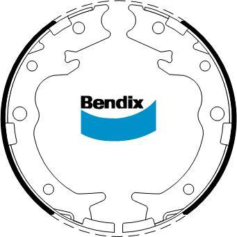 Bendix-AU BS5256 - Комплект тормозов, ручник, парковка unicars.by