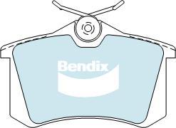 Bendix-AU DB1192 EURO+ - Тормозные колодки, дисковые, комплект unicars.by