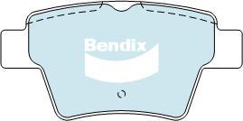 Bendix-AU DB2044 EURO+ - Тормозные колодки, дисковые, комплект unicars.by