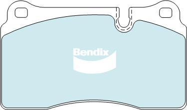 Bendix-AU DB2073 EURO+ - Тормозные колодки, дисковые, комплект unicars.by