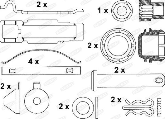 Beral 2916530004145694 - Тормозные колодки, дисковые, комплект unicars.by