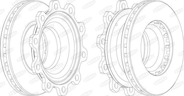 Beral BCR193A - Тормозной диск unicars.by