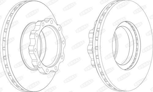 Beral BCR144A - Тормозной диск unicars.by