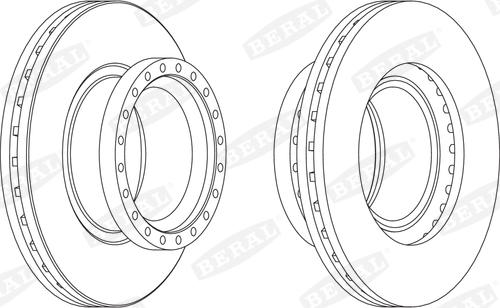 Beral BCR157A - Тормозной диск unicars.by