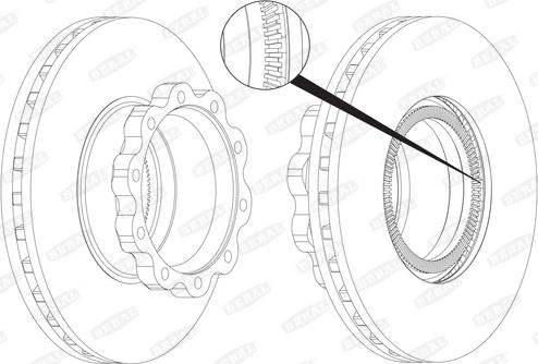 Beral BCR161A - Тормозной диск unicars.by