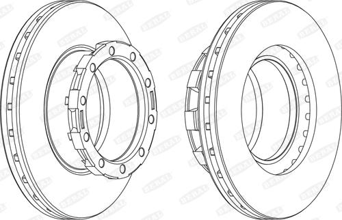 BENDIX 567801B - Тормозной диск unicars.by