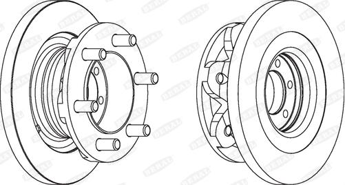 Beral BCR139A - Тормозной диск unicars.by