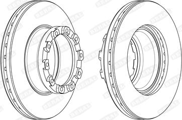 Beral BCR358A - Тормозной диск unicars.by