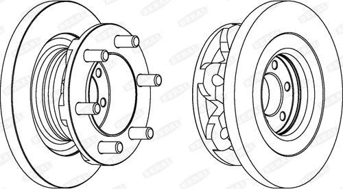 Beral BCR313A - Тормозной диск unicars.by