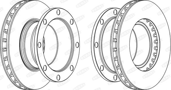 Beral BCR325A - Тормозной диск unicars.by