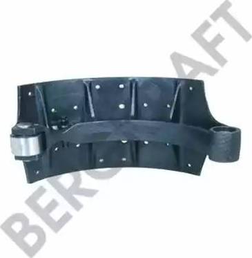 BergKraft BK9002356 - Комплект тормозных колодок, барабанные unicars.by