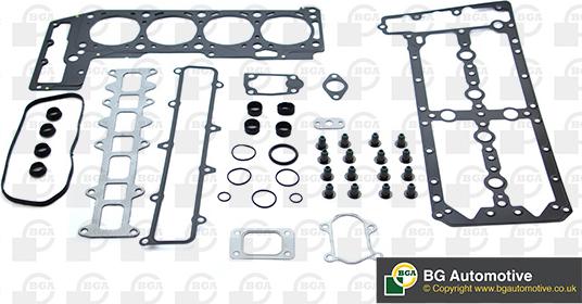 BGA HK0748 - Комплект прокладок, головка цилиндра unicars.by