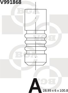 BGA V991868 - Выпускной клапан unicars.by