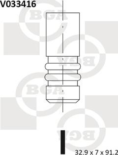 BGA V033416 - Выпускной клапан unicars.by