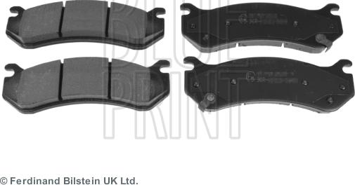 Blue Print ADA104254 - Тормозные колодки, дисковые, комплект unicars.by