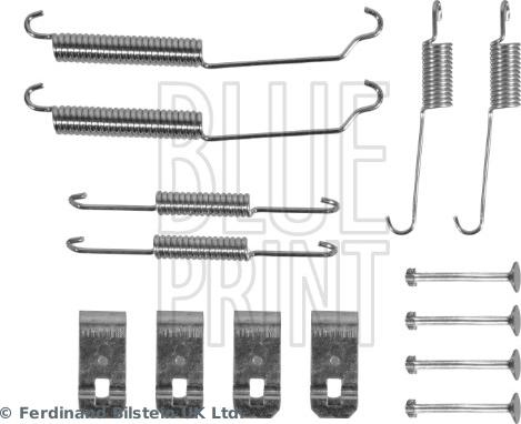 Blue Print ADBP410073 - Комплектующие, барабанный тормозной механизм unicars.by