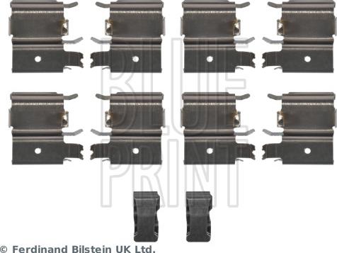 Blue Print ADBP480026 - Комплектующие для колодок дискового тормоза unicars.by