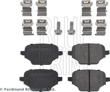 Blue Print ADBP420009 - Тормозные колодки, дисковые, комплект unicars.by