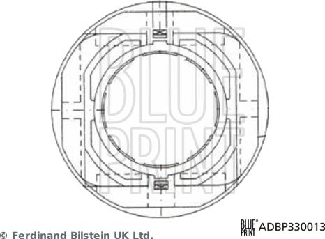 Blue Print ADBP330013 - Выжимной подшипник сцепления unicars.by