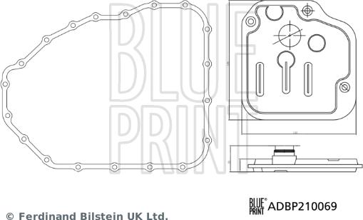 Blue Print ADBP210069 - Гидрофильтр, автоматическая коробка передач unicars.by