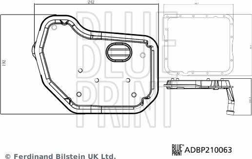 Blue Print ADBP210063 - Гидрофильтр, автоматическая коробка передач unicars.by