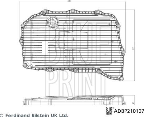 Blue Print ADBP210107 - Гидрофильтр, автоматическая коробка передач unicars.by