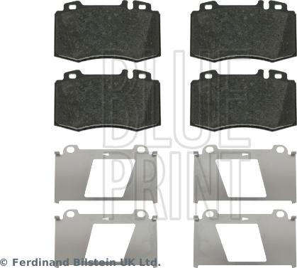 Blue Print ADU174214 - Тормозные колодки, дисковые, комплект unicars.by