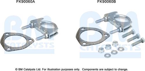 BM Catalysts FK90060 - Монтажный комплект, катализатор unicars.by