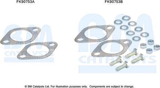 BM Catalysts FK90753 - Монтажный комплект, катализатор unicars.by