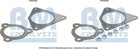 BM Catalysts FK91630 - Монтажный комплект, катализатор unicars.by