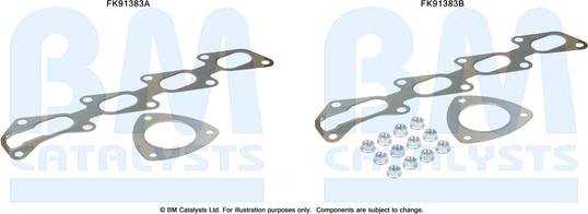 BM Catalysts FK91383 - Монтажный комплект, катализатор unicars.by