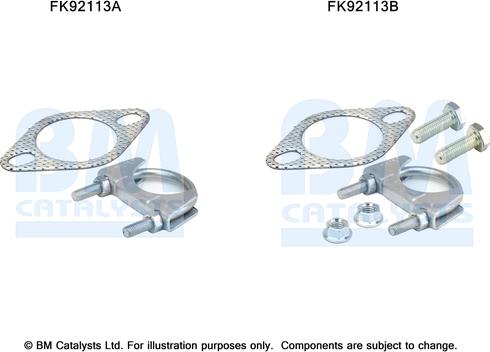 BM Catalysts FK92113 - Монтажный комплект, катализатор unicars.by