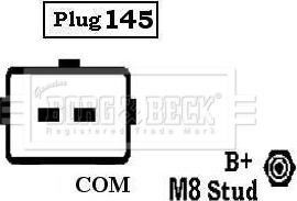 Borg & Beck BBA2482 - Генератор unicars.by