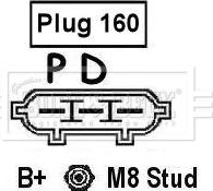 Borg & Beck BBA2503 - Генератор unicars.by