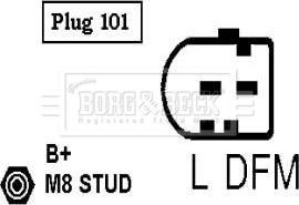 Borg & Beck BBA2149 - Генератор unicars.by