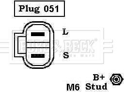 Borg & Beck BBA2903 - Генератор unicars.by