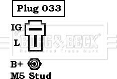 Borg & Beck BBA2309 - Генератор unicars.by