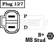 Borg & Beck BBA2190 - Генератор unicars.by