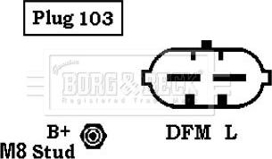 Borg & Beck BBA3010 - Генератор unicars.by