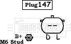 Borg & Beck BBA2772 - Генератор unicars.by