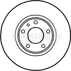 Borg & Beck BBD4907 - Тормозной диск unicars.by