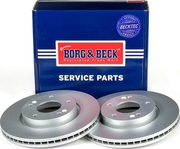 Borg & Beck BBD4495 - Тормозной диск unicars.by