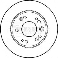 Borg & Beck BBD4590 - Тормозной диск unicars.by