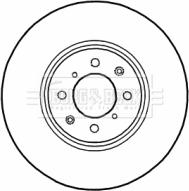 Borg & Beck BBD4564 - Тормозной диск unicars.by