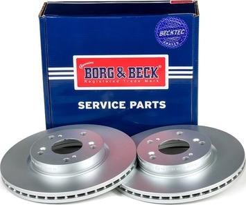 Borg & Beck BBD4660 - Тормозной диск unicars.by