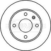 Borg & Beck BBD4686 - Тормозной диск unicars.by