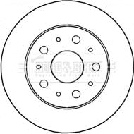 Borg & Beck BBD4621 - Тормозной диск unicars.by