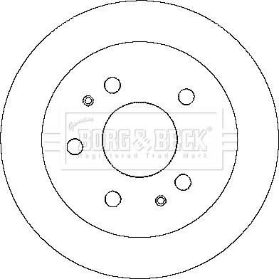 Borg & Beck BBD4146 - Тормозной диск unicars.by