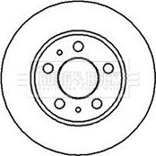 BENDIX 520198 - Тормозной диск unicars.by