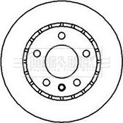 Borg & Beck BBD4888 - Тормозной диск unicars.by